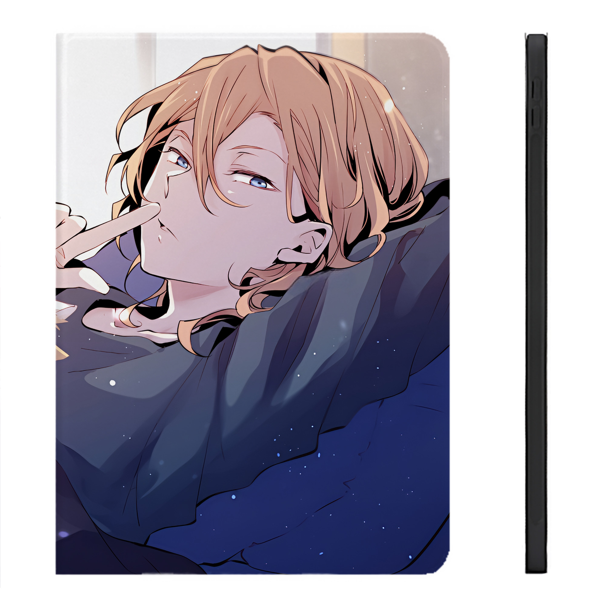 （画像用） 文豪ストレイドッグス Bungo Stray Dogs IPadケース ペンホルダー付き ブックスタイルデザイン